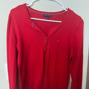 Tommy Hilfiger- Red Cardigan